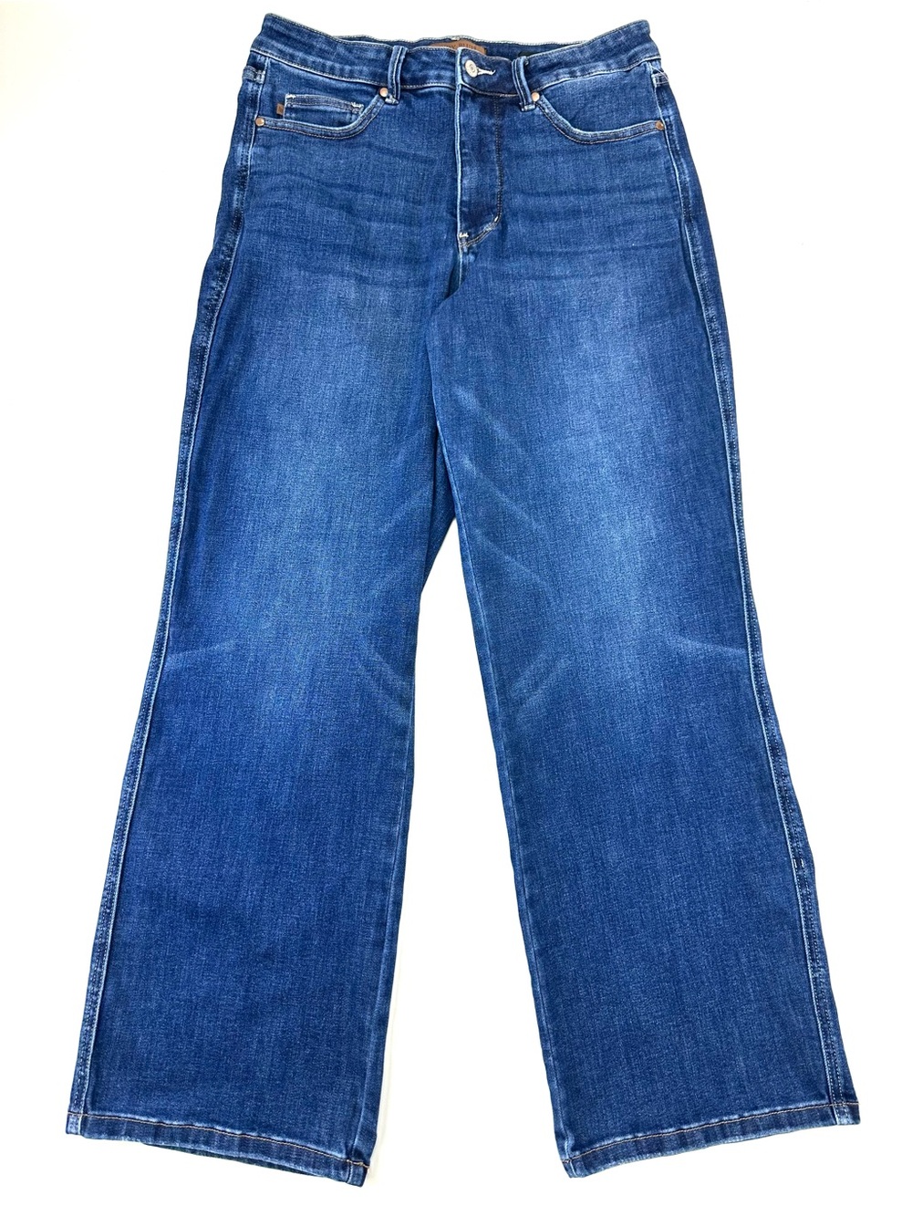 Judy Blue Straight Leg Stretch Jeans Womens 16W Blue Denim